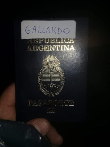 Los supuestos papeles de Gallardo: pasaporte, planificación...