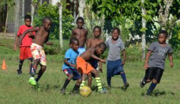 El fútbol como medio para salir de la pobreza infantil en Honduras