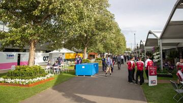 Paddock del GP de Australia.