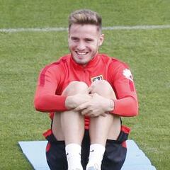 Saúl realizó ya una parte del trabajo con el grupo