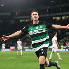 Animalada de Gyökeres con Amorim en el foco