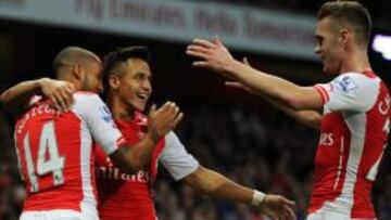 Arsenal enfrenta a Manchester United. Alexis Sánchez es duda para Arsene Wenger.