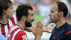 San Mamés teme a Mateu Lahoz, con el que el Barça no pierde