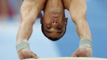 <b>DEBUT.</b> El equipo de gimnasia artística tuvo ciertas dificultades en su jornada de estreno.