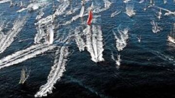 Un momento de la salida