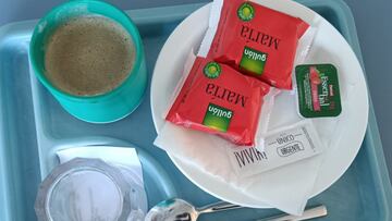 La denuncia del ciclista Diego Rubio por el desayuno del hospital de Ávila