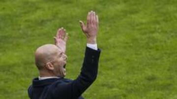 Zidane durante el partido.