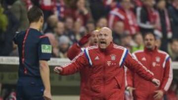 Sammer, durante el Bayern-Borussia de Copa.