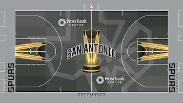 La NBA ‘modifica’ sus canchas para la Copa: así son las 30 pistas de la NBA Cup