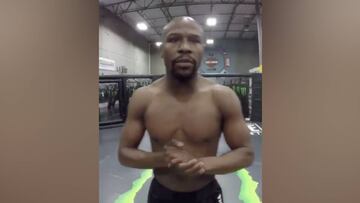 Mayweather vuelve a retar a McGregor sobre un octágono