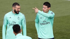 James queda fuera de la lista del Madrid para enfrentar al City