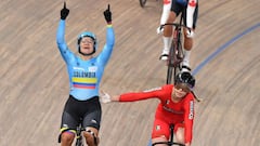 Martha Bayona gan&oacute; en Keirin en los Juegos Panamericanos