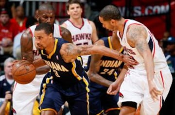 Quinto partido de los playoffs de la NBA de la conferencia Este entre los  Indiana Pacers y Atlanta Hawks.