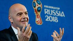 Infantino: "El Mundial de Rusia será el mejor de la historia"