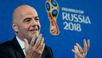 Infantino: "El Mundial de Rusia será el mejor de la historia"