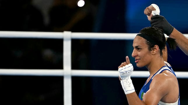 What is hyperandrogenism and why is it related to the intersexuality of boxer Imane Khelif?
