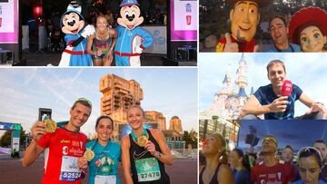 La magia de un finde 'runner' en Disneyland París: correr junto a Paula Radcliffe y Villalobos