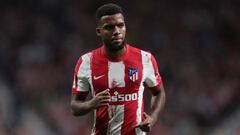 Thomas Lemar, en el Atl&eacute;tico-Bar&ccedil;a.