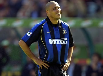 Ronaldo, en uno de sus &uacute;ltimos partidos con el Inter.