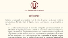 Universitario carga contra medios y Umbro