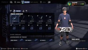 Impresiones Tony Hawk's Pro Skater 1+2, jugamos a la demo: madera de roble