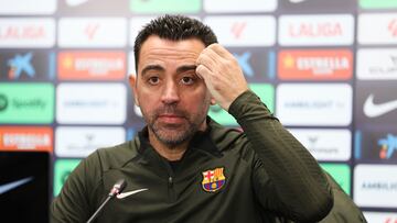 Xavi: “No voy a hablar más de los árbitros, os lo prometí y no os fallaré”