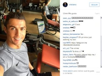 Así ha compartido Cristiano Ronaldo su recuperación en las redes sociales