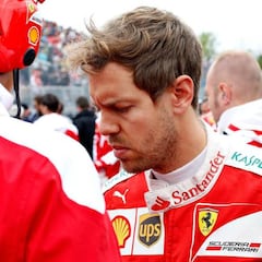 En Italia elogian a Vettel tras su bronca: "Humilló a los Mercedes"
