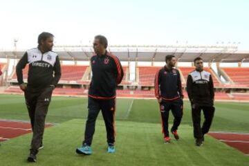 Rojas, Sierra, Lasarte y Fierro, los protagonistas de la conferencia. 