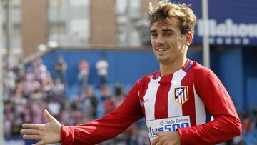 Antoine Griezmann con el Atlético