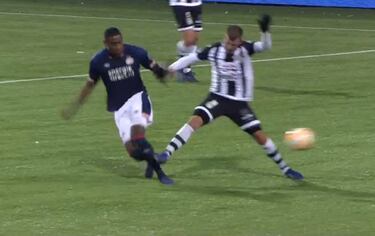 Jugada similar a la de Caraglio en Holanda si fue revisada