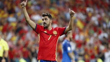 David Villa out of Liechtenstein game after training injury