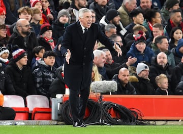 Ancelotti, en Anfield.