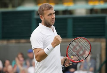 Britain's Daniel Evans looking forward to, but having to wait for, his game against one of the all-time greats, Roger Federer.