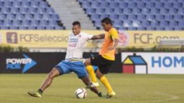 Fredy Guar&iacute;n durante el entrenamiento de la Selecci&oacute;n Colombia en el Metropolitano.