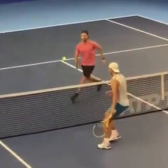 Nadal es Nadal por cosas como esta: su curioso juego con Moyá y lo que sucedió al final