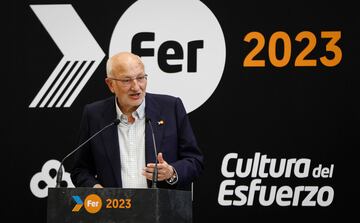 Juan Roig durante su intervención en la presentación del FER 2023.
