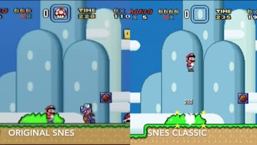 Comparan el Super Mario World original con SNES Mini
