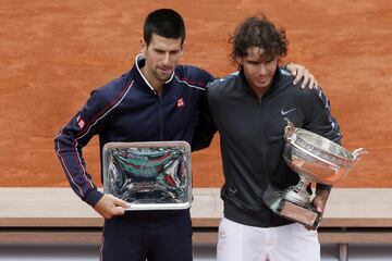 Rafa Nadal venció al serbio Novak Djokovic por 6-4, 6-3, 2-6 y 7-5 y consiguió su séptimo Roland Garros.