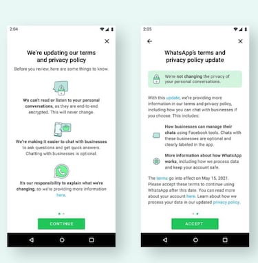 WhatsApp | Esto es lo que pasa si no has aceptado las nuevas condiciones