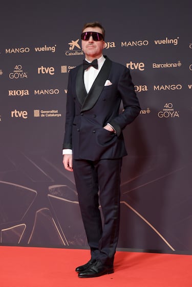 El director de cine Albert Serra posa en la alfombra roja de la 40º edición de los Premios Goya.