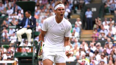 Rafael Nadal, en Wimbledon.