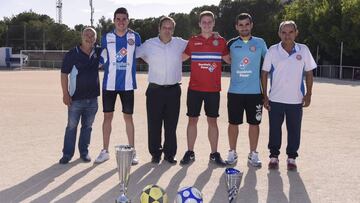 De izquierda a derecha: Emilio Cazares, Pablo Marrón, Enrique Fernández, Alberto Blasco, Alejandro Delgado “Delga” y Felipe Delgado.