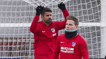 Gameiro y Diego Costa. 