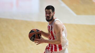 Nikola Kalinic, durante un partido con la Estrella Roja de Belgrado.