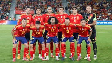 11/10/25 PARTIDO CLASIFICACION MUNDIAL 2026
ESTADIO MARTINEZ VALERO
SELECCION ESPAÑOLA ESPAÑA - GEORGIA
FORMACION EQUIPO