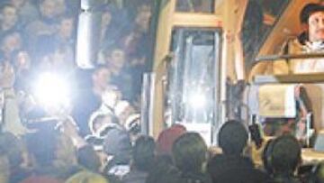 <b>GALACTICOMANÍA. </b>En Ucrania y más concretamente en Kiev todos los aficionados al fútbol se han volcado con el Real Madrid.