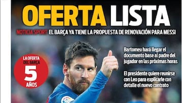 Portada del Diario Sport del d&iacute;a 24 de enero de 2017.