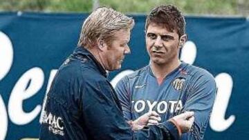 <b>TENSA RELACIÓN. </b>Koeman y Joaquín nunca se llevaron bien.