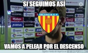 Mourinho y el Valencia, en los mejores memes del fin de semana